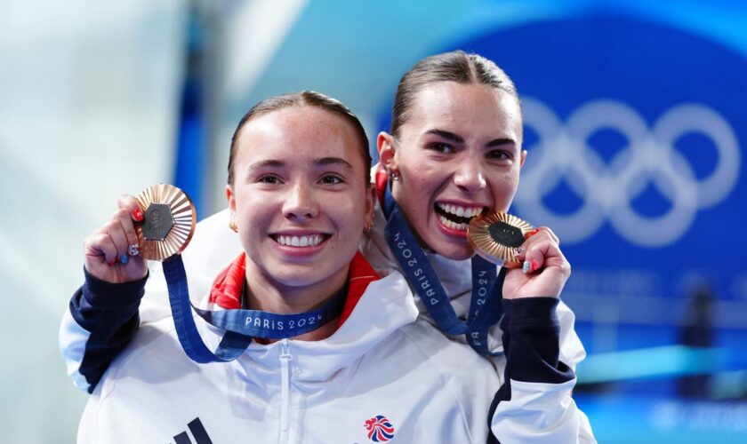 Yasmin Harper and Scarlett Mew Jensen claim GB first medal with diving bronze