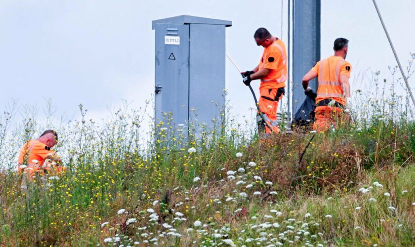 Sabotages de lignes TGV : l’enquête continue en ce week-end perturbé pour la SNCF