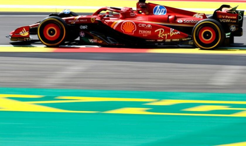 Charles Leclerc ist in Belgien der Nutznießer. Foto: Geert Vanden Wijngaert/AP