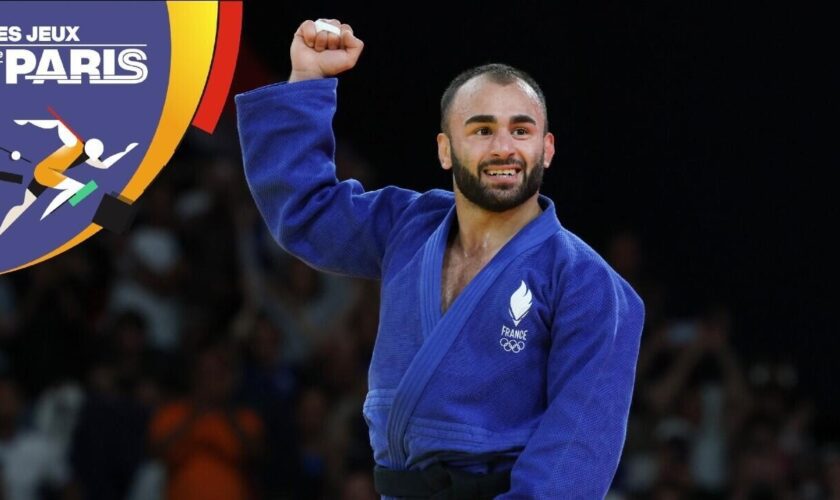 JO 2024 : Luka Mkheidze, l'ancien réfugié géorgien remporte l'argent pour la France