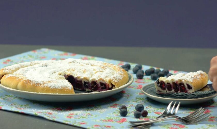 Rezept: Diese leckeren Blaubeer-Schnecke gelingt sogar Backmuffeln