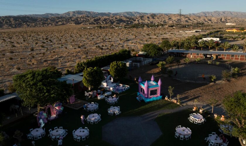 California date palm ranches reap not only fruit, but a permit to host weddings and quinceañeras