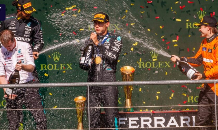 Lewis Hamilton gewinnt doch: Russell nach Belgien-Sieg disqualifiziert