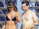 Tobey Maguire, 49, enjoys a luxurious vacation on a yacht with a bikini-clad mystery woman in St-Tropez