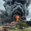 Houston Industrial Estate fire. Pic: Nicole McIlwaine/Stuart Warnock