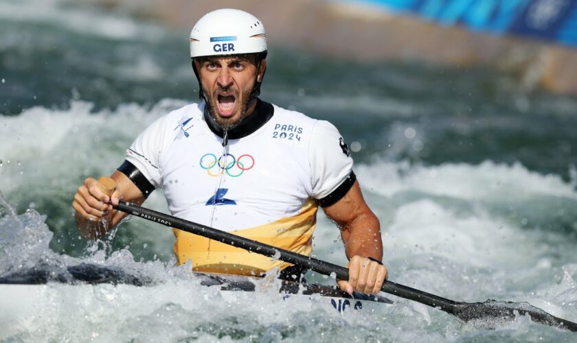 Olympische Spiele in Paris: Sideris Tasiadis verpasst Bronze im Kanu-Slalom knapp