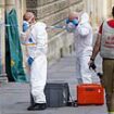 Bath emergency incident: Police crews in hazmat suits hose down shoppers in the street after 'a woman with a bag' left them unwell: Two are taken to hospital with breathing difficulties and itchy eyes amid five-hour city centre lockdown