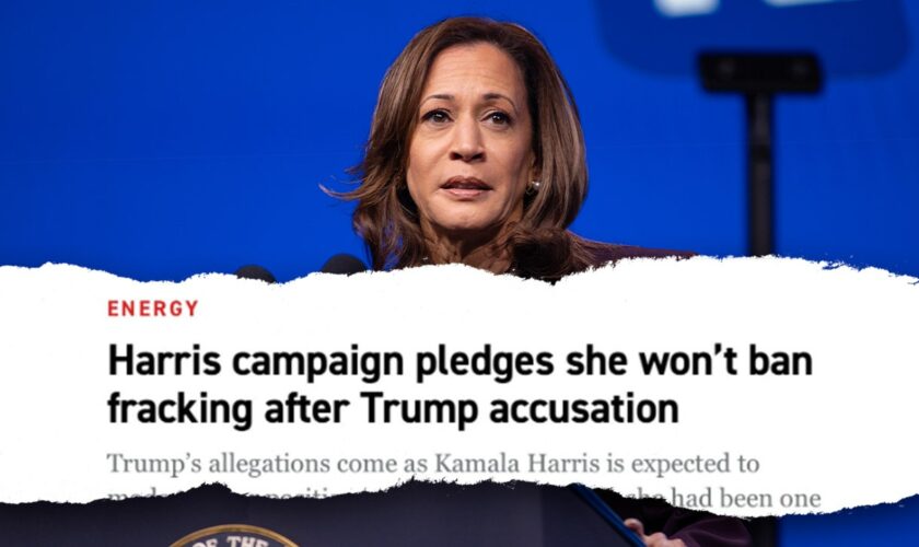 Politico alters headline calling Kamala Harris' support for banning fracking a 'Trump accusation'