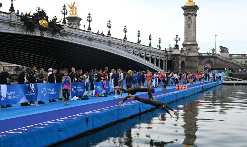 Le triathlon masculin des JO de Paris 2024 reporté car la Seine est trop polluée après les orages de vendredi