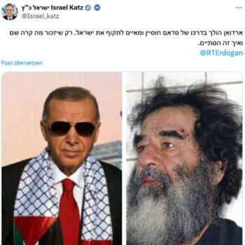 Golan-Konflikt: Israel reagiert scharf auf Erdoğan-Drohung: "Fußstapfen von Saddam Hussein"