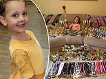 Talented ballroom dancer, 6, dubbed the 'pocket rocket' is already competing against people double her age