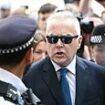 Former BBC star Huw Edwards arrives at court to face child porn charges over 37 indecent images shared on WhatsApp