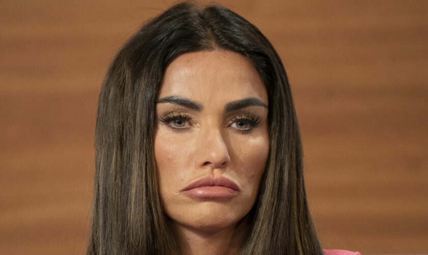 Katie Price reacts to arrest warrant