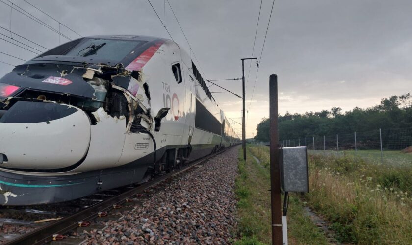 Trafic SNCF : la ligne de TGV entre Paris et le Sud-Est interrompue à cause des orages