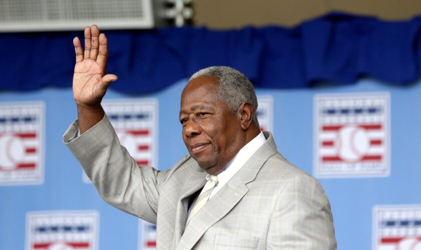 Braves launch Hank Aaron week as US Postal Service dedicates new Aaron forever stamp