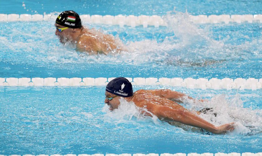 VIDEO. Revivez la course historique de Léon Marchand sur 200m papillon aux JO