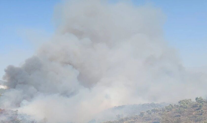 Activada la fase de emergencia del Plan Infoca por un incendio forestal en Granada