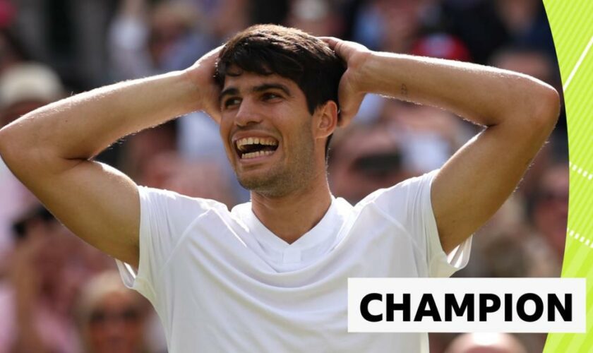 Alcaraz retains Wimbledon crown as he beats Djokovic