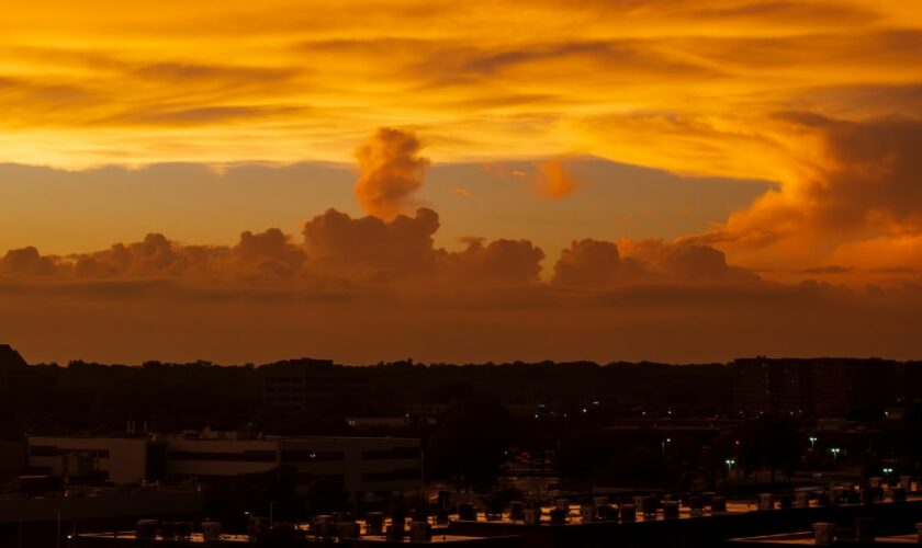 Amazing skies followed Wednesday night’s storms in D.C. area