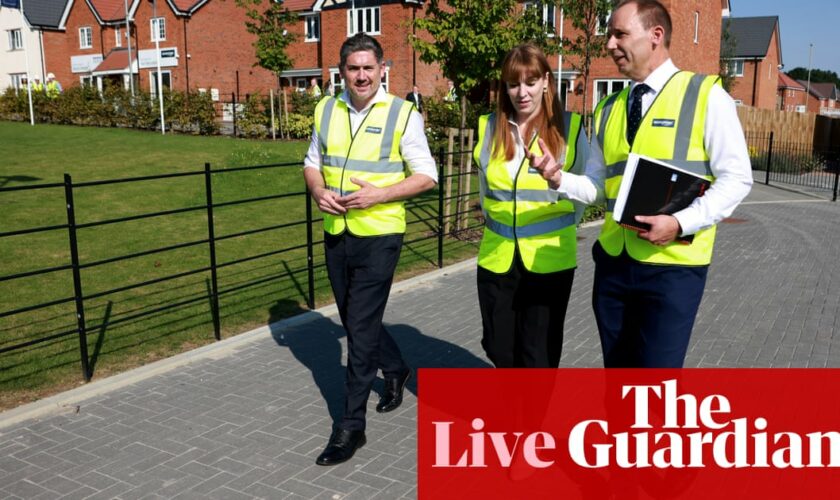 Angela Rayner suggests ‘nimby’ objections to new housing will fade if infrastructure is improved – UK politics live