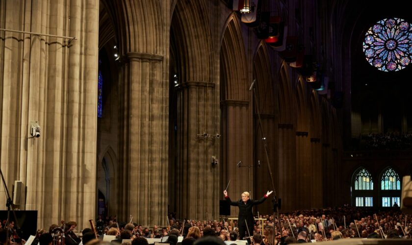 At Washington National Cathedral, Marin Alsop delivers a propulsive Ninth