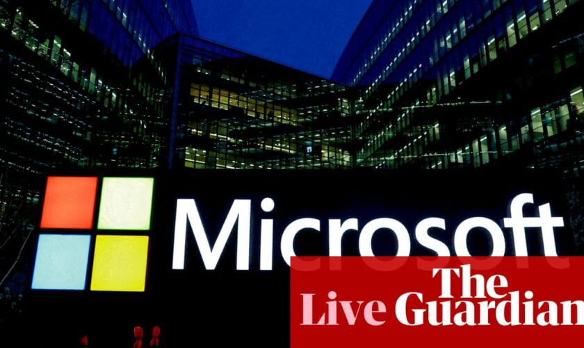 Australia news live: Microsoft says CrowdStrike outage affected 8.5m Windows devices