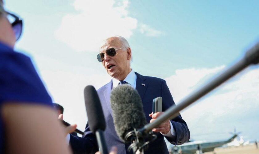 Biden dit lors d'une interview que c'était une «erreur» d'appeler à «cibler» Trump