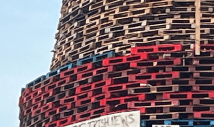 Bonfire effigy and threats, police investigate hate crime