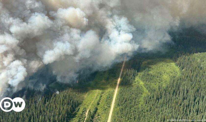 Canada: Raging wildfire destroys tourist town