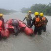 Cargo ship sinks as Typhoon Gaemi passes over Taiwan