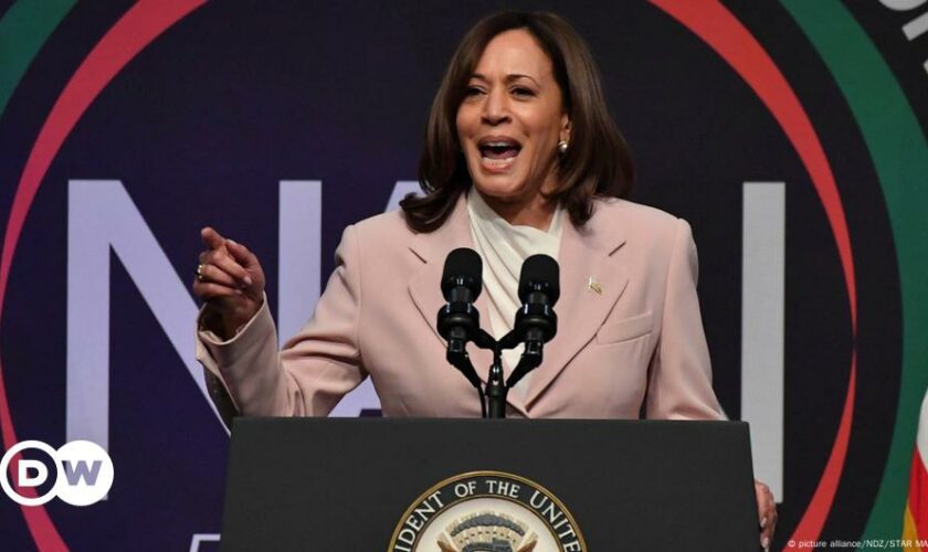 Celebrities rush to embrace Kamala Harris as Biden bows out