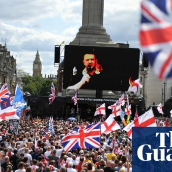 Eight arrested at far-right Tommy Robinson protest in central London