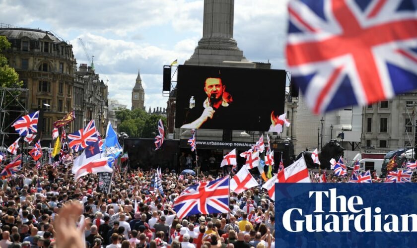 Eight arrested at far-right Tommy Robinson protest in central London