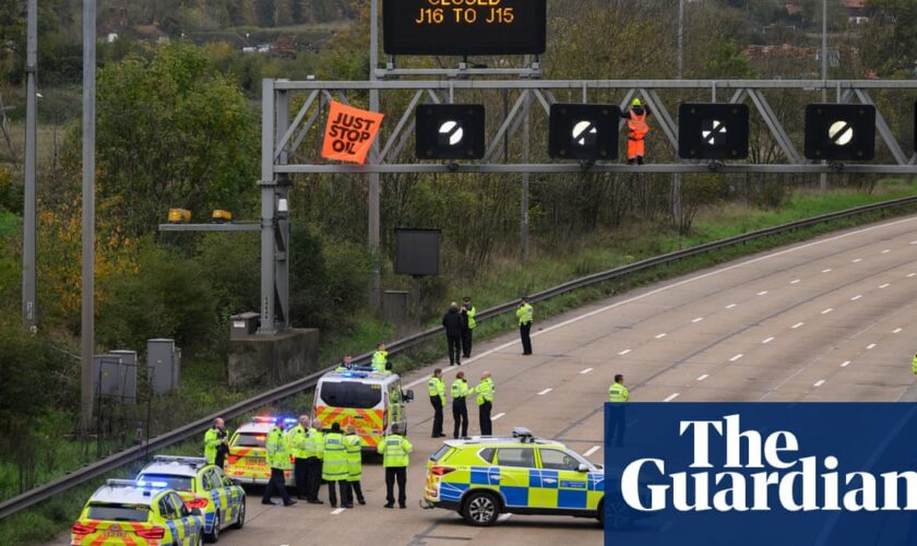 Five Just Stop Oil activists receive record sentences for planning to block M25