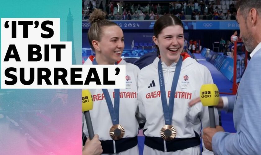 Watch Lois Toulson and Andrea Spendolini-Sirieix's interview with BBC Sport after winning bronze in the women's synchronised 10m