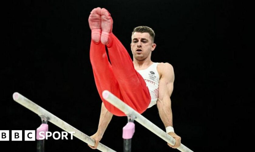 Max Whitlock on parallel bars