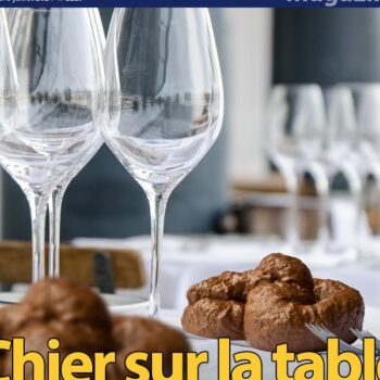 Gorafi Magazine : Chier sur la table : la solution à tous nos problèmes ?