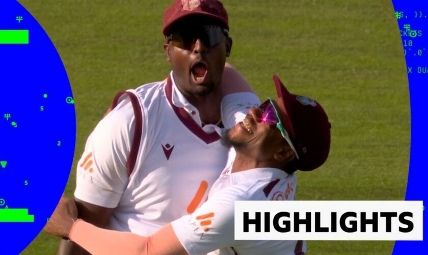 West Indies celebrate