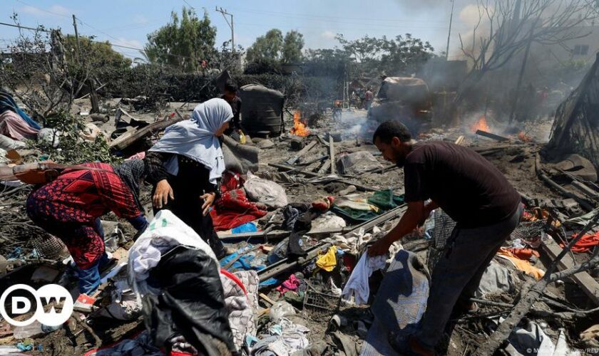 Israel-Hamas war: Dozens reported dead in Gaza camp strike