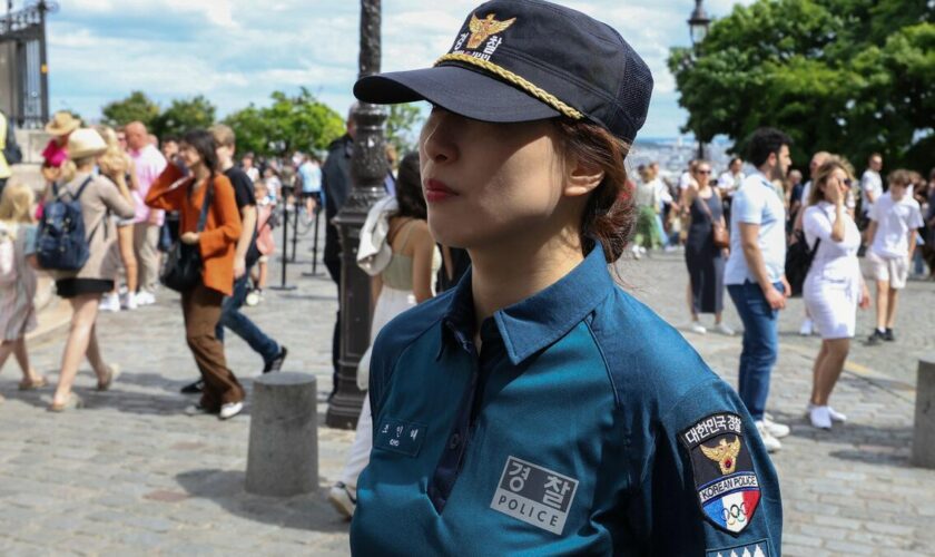 JO 2024 : les effectifs étrangers se renforcent, la police sud-coréenne patrouille dans Paris