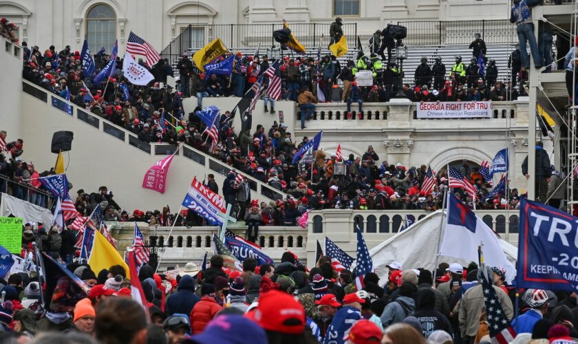 Jan. 6 rioter accused of giving Nazi salute sentenced to almost 5 years