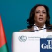 Kamala Harris could set ‘new high bar for climate ambition’, advocates say