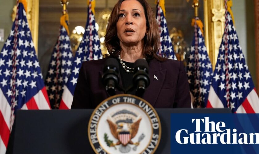 Kamala Harris says ‘I will not be silent’ on suffering in Gaza after Netanyahu talks