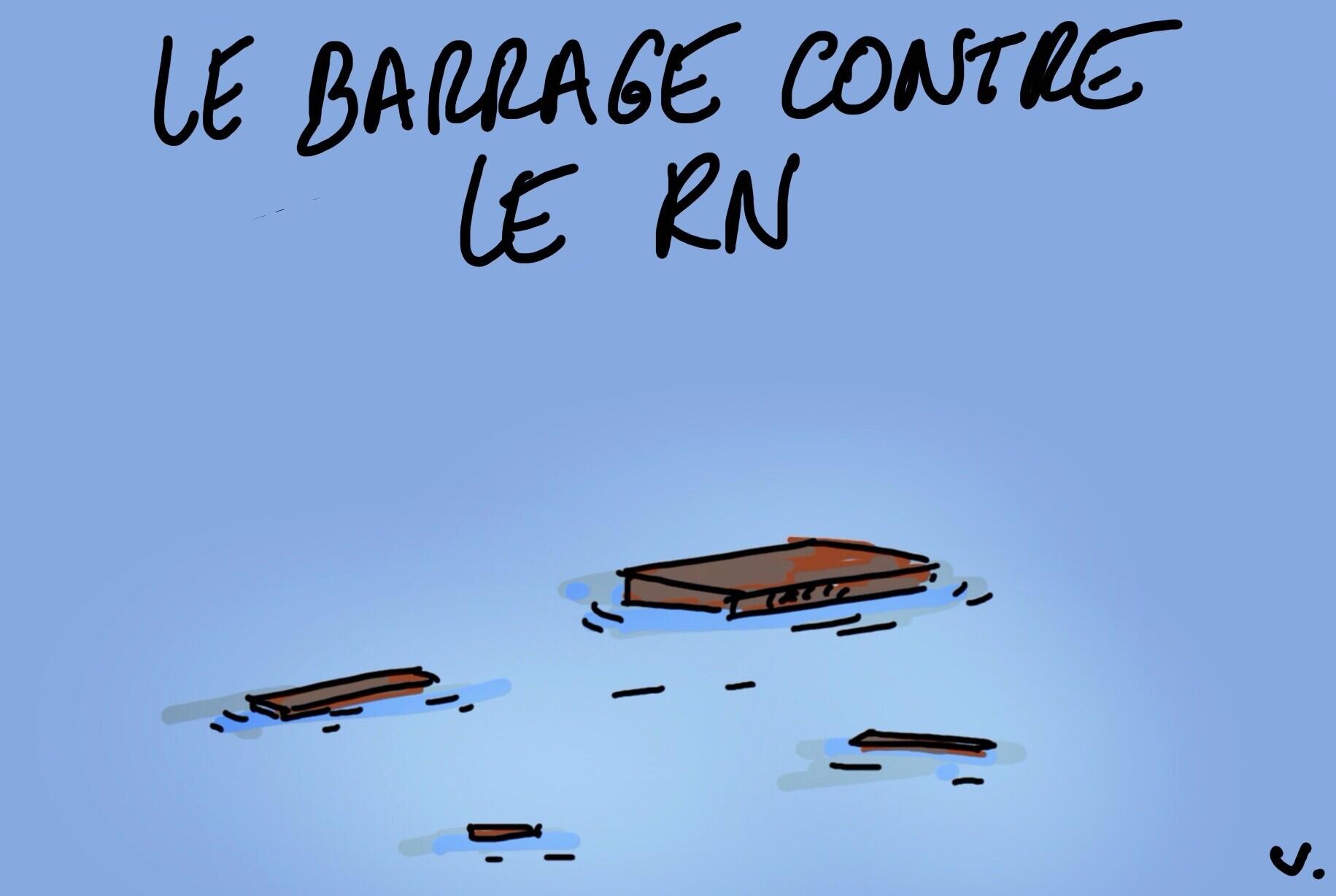 L'actu en dessin : "le barrage contre le RN" selon Urbs