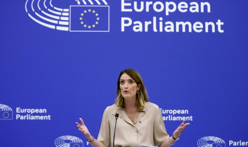 Le Parlement européen reconduit Roberta Metsola à sa tête et fait barrage aux nationalistes