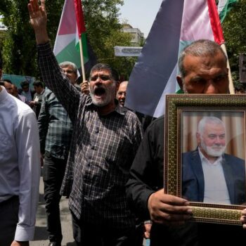 Middle East updates: Hamas blames Israel for leader's death