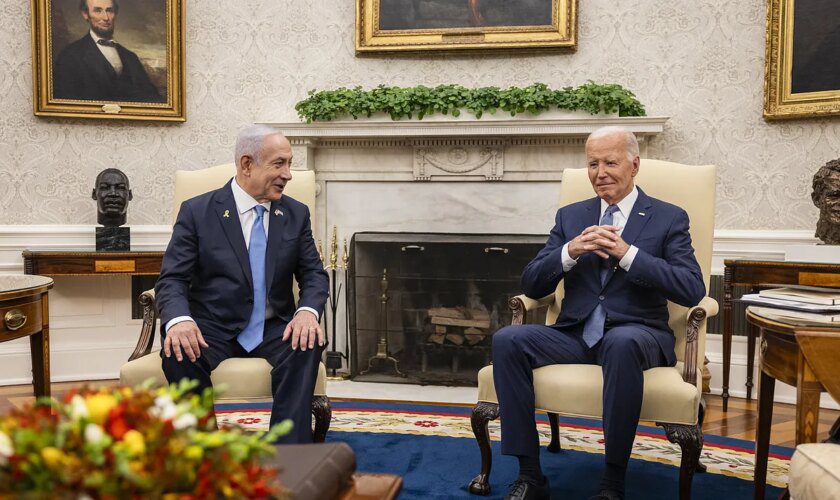 Netanyahu saluda a Biden como "un irlandés-americano sionista orgulloso de serlo"