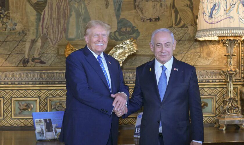 Netanyahu y Trump hacen las paces en Mar-a-Lago