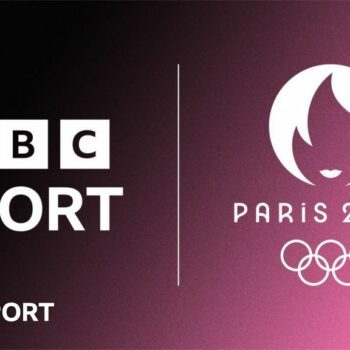 A picture of the BBC and Paris 2024 logos