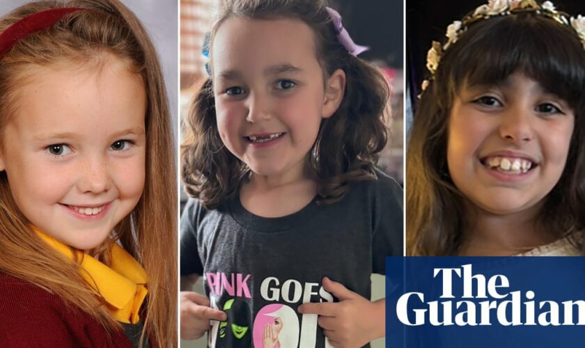 Police name three girls killed in Southport stabbing attack